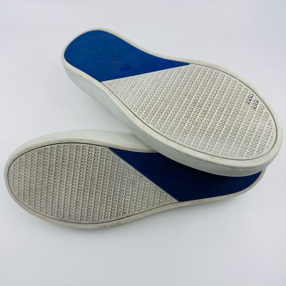 Rothy’s The Kids Sneaker US 4 White Rainbow Round Toe Slip On Shoes Unisex Flat - Picture 8 of 11